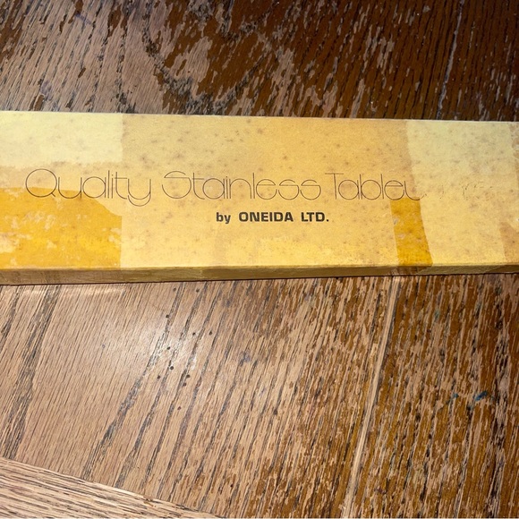 Oneida Brookwood Stainless Carving Set Vintage Carving Set Pre Owned In Origina - Picture 5 of 6